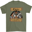 RPG Role Playing Games Cleric Dragons Mens T-Shirt 100% Cotton Military Green