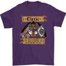 RPG Role Playing Games Cleric Dragons Mens T-Shirt 100% Cotton Purple
