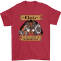 RPG Role Playing Games Cleric Dragons Mens T-Shirt 100% Cotton Red