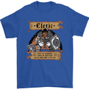 RPG Role Playing Games Cleric Dragons Mens T-Shirt 100% Cotton Royal Blue