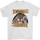 RPG Role Playing Games Cleric Dragons Mens T-Shirt 100% Cotton White
