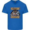 RPG Role Playing Games Cleric Dragons Mens V-Neck Cotton T-Shirt Royal Blue