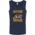 RPG Role Playing Games Cleric Dragons Mens Vest Tank Top Navy Blue