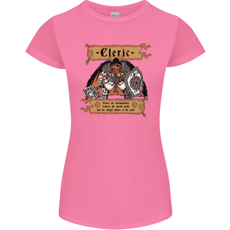 RPG Role Playing Games Cleric Dragons Womens Petite Cut T-Shirt Azalea