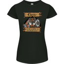 RPG Role Playing Games Cleric Dragons Womens Petite Cut T-Shirt Black