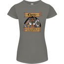 RPG Role Playing Games Cleric Dragons Womens Petite Cut T-Shirt Charcoal