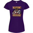 RPG Role Playing Games Cleric Dragons Womens Petite Cut T-Shirt Purple