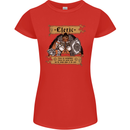 RPG Role Playing Games Cleric Dragons Womens Petite Cut T-Shirt Red