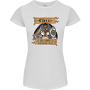 RPG Role Playing Games Cleric Dragons Womens Petite Cut T-Shirt White