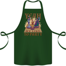 RPG Yeah We Like to Party Role Playing Game Cotton Apron 100% Organic Forest Green