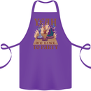 RPG Yeah We Like to Party Role Playing Game Cotton Apron 100% Organic Purple