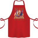 RPG Yeah We Like to Party Role Playing Game Cotton Apron 100% Organic Red