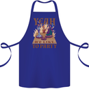 RPG Yeah We Like to Party Role Playing Game Cotton Apron 100% Organic Royal Blue