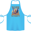 RPG Yeah We Like to Party Role Playing Game Cotton Apron 100% Organic Turquoise