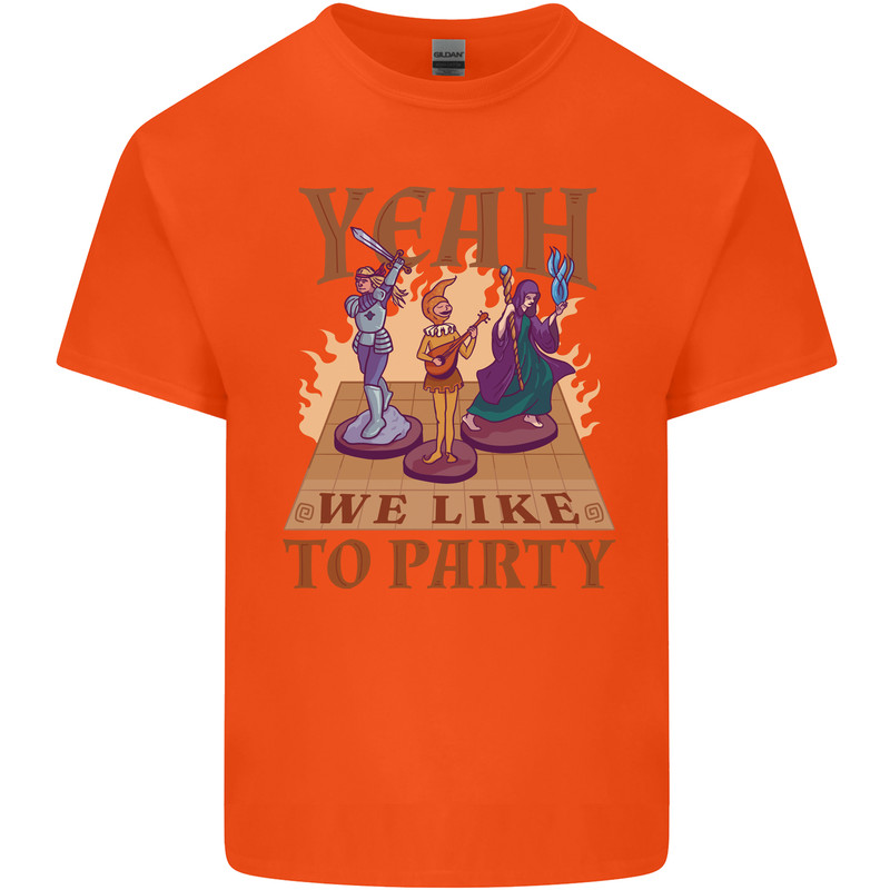 RPG Yeah We Like to Party Role Playing Game Kids T-Shirt Childrens Orange