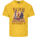 RPG Yeah We Like to Party Role Playing Game Kids T-Shirt Childrens Yellow