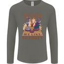 RPG Yeah We Like to Party Role Playing Game Mens Long Sleeve T-Shirt Charcoal