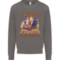 RPG Yeah We Like to Party Role Playing Game Mens Sweatshirt Jumper Charcoal