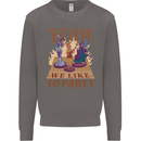 RPG Yeah We Like to Party Role Playing Game Mens Sweatshirt Jumper Charcoal