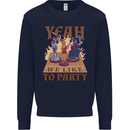 RPG Yeah We Like to Party Role Playing Game Mens Sweatshirt Jumper Navy Blue