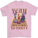 RPG Yeah We Like to Party Role Playing Game Mens T-Shirt Cotton Gildan Light Pink