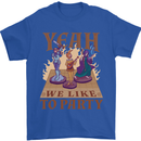 RPG Yeah We Like to Party Role Playing Game Mens T-Shirt Cotton Gildan Royal Blue