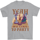 RPG Yeah We Like to Party Role Playing Game Mens T-Shirt Cotton Gildan Sports Grey