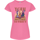 RPG Yeah We Like to Party Role Playing Game Womens Petite Cut T-Shirt Azalea