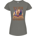 RPG Yeah We Like to Party Role Playing Game Womens Petite Cut T-Shirt Charcoal