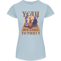 RPG Yeah We Like to Party Role Playing Game Womens Petite Cut T-Shirt Light Blue