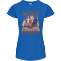 RPG Yeah We Like to Party Role Playing Game Womens Petite Cut T-Shirt Royal Blue