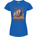 RPG Yeah We Like to Party Role Playing Game Womens Petite Cut T-Shirt Royal Blue