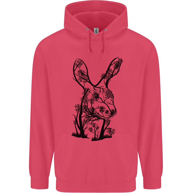 Rabbit Ecology Childrens Kids Hoodie Heliconia