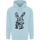 Rabbit Ecology Childrens Kids Hoodie Light Blue