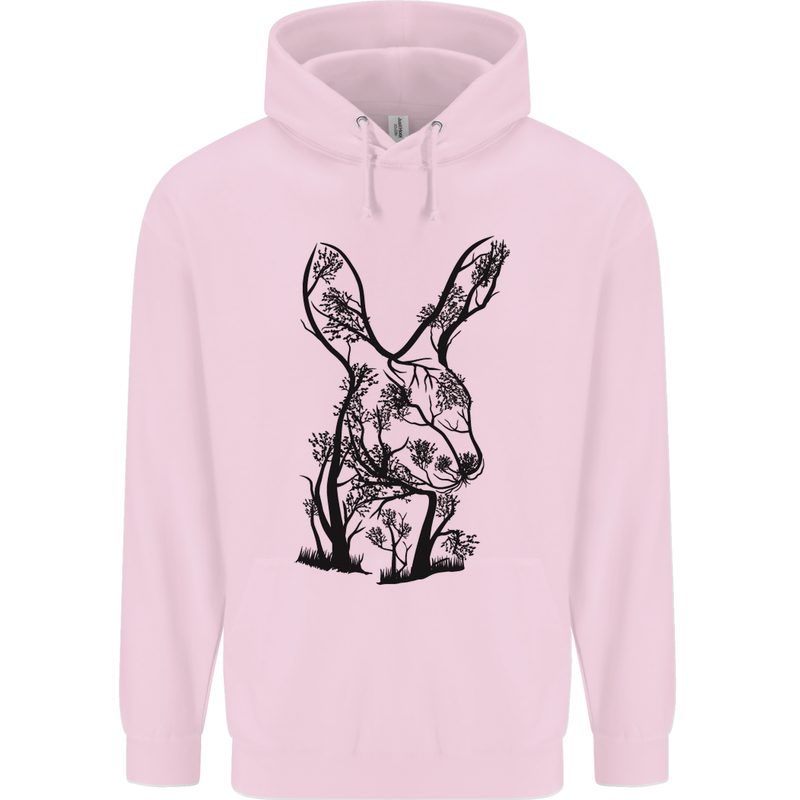 Rabbit Ecology Childrens Kids Hoodie Light Pink