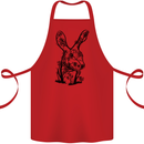 Rabbit Ecology Cotton Apron 100% Organic Red