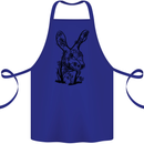 Rabbit Ecology Cotton Apron 100% Organic Royal Blue