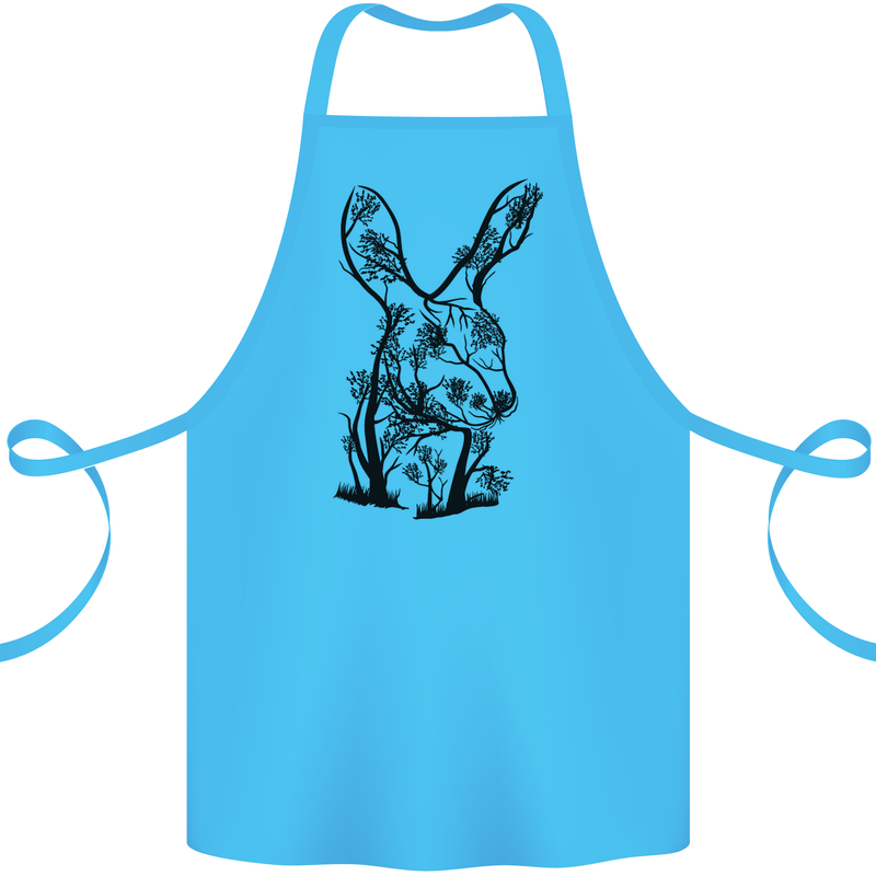 Rabbit Ecology Cotton Apron 100% Organic Turquoise