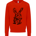 Rabbit Ecology Kids Sweatshirt Jumper Bright Red