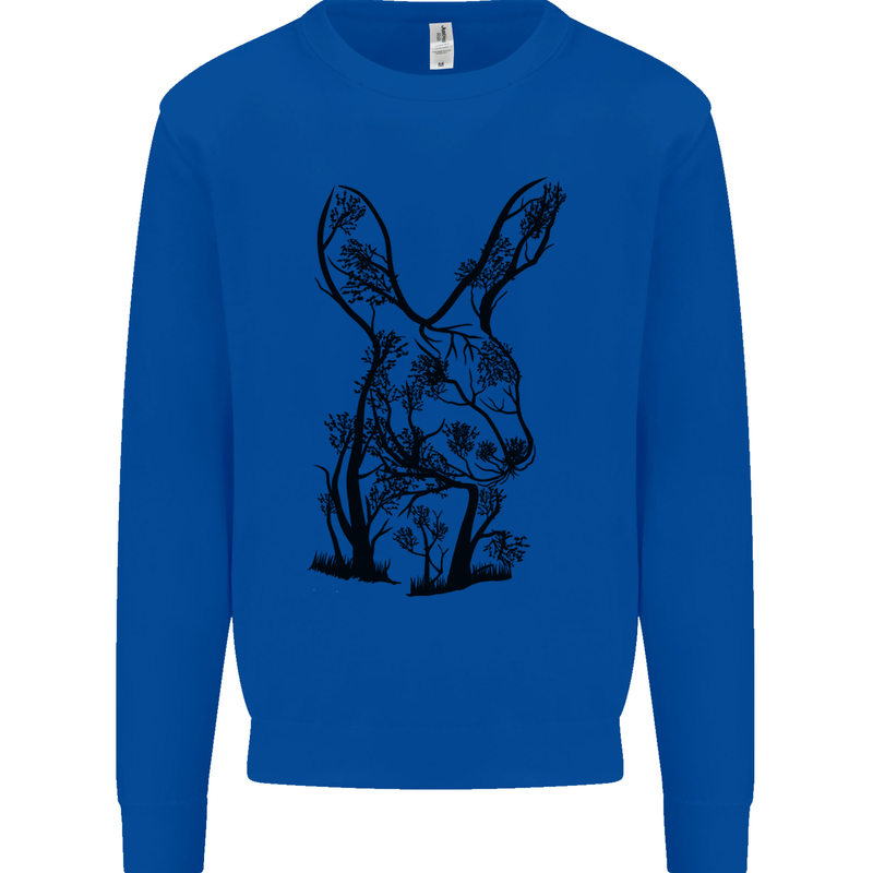 Rabbit Ecology Kids Sweatshirt Jumper Royal Blue