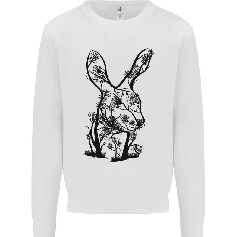 Rabbit Ecology Kids Sweatshirt Jumper White
