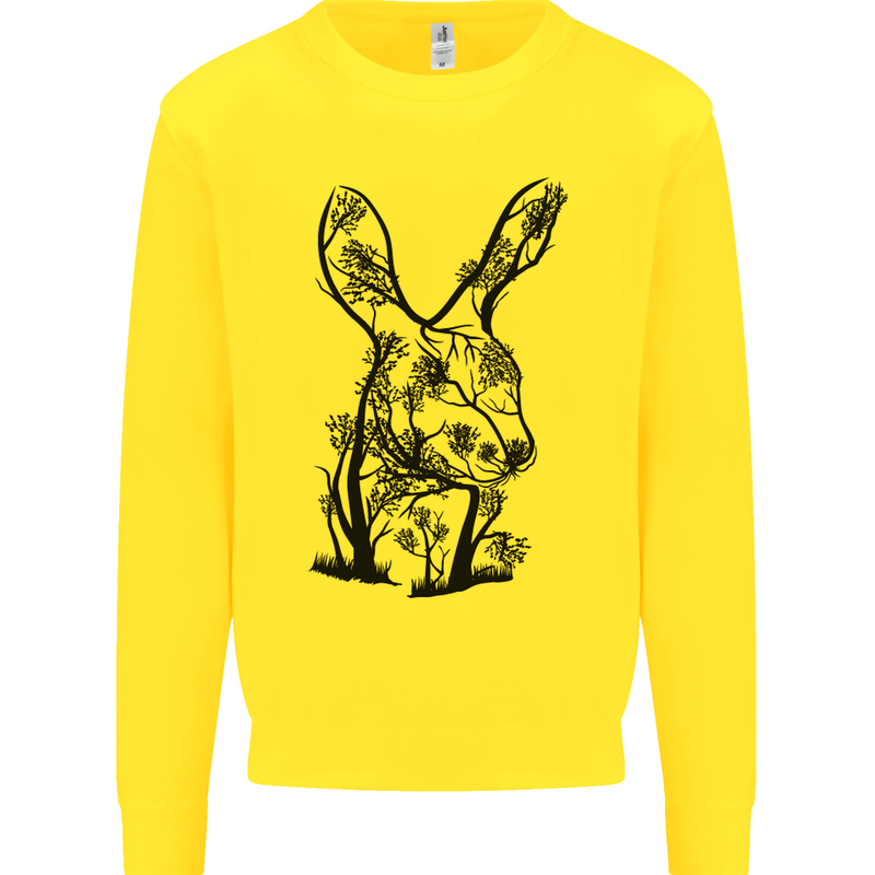 Rabbit Ecology Kids Sweatshirt Jumper Yellow