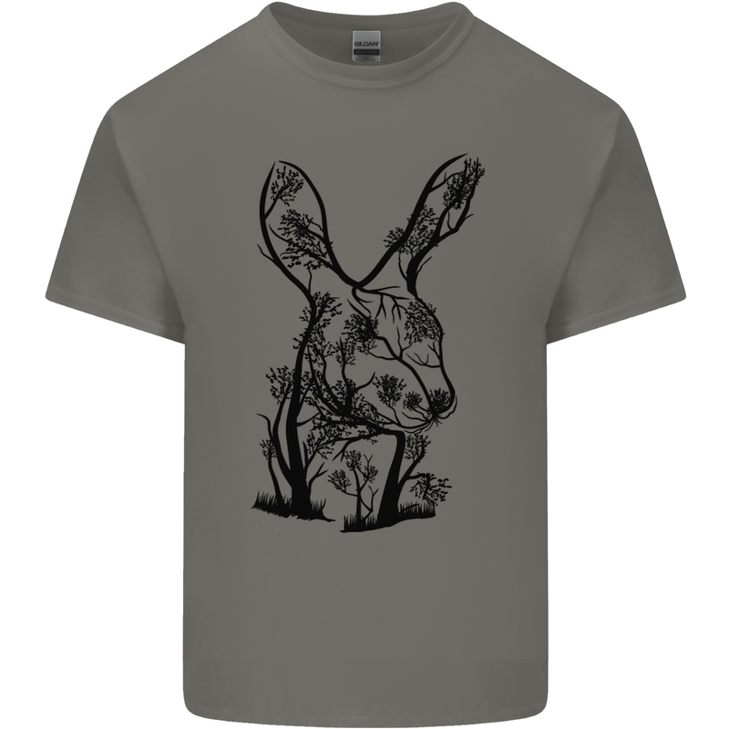 Rabbit Ecology Kids T-Shirt Childrens Charcoal