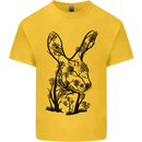 Rabbit Ecology Kids T-Shirt Childrens Yellow