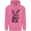 Rabbit Ecology Mens 80% Cotton Hoodie Azelea