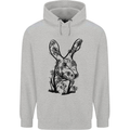Rabbit Ecology Mens 80% Cotton Hoodie Sports Grey
