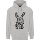 Rabbit Ecology Mens 80% Cotton Hoodie Sports Grey