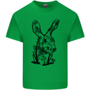 Rabbit Ecology Mens Cotton T-Shirt Tee Top Irish Green