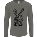 Rabbit Ecology Mens Long Sleeve T-Shirt Charcoal