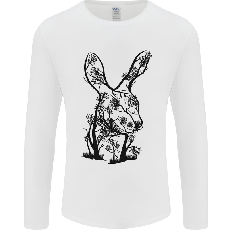 Rabbit Ecology Mens Long Sleeve T-Shirt White